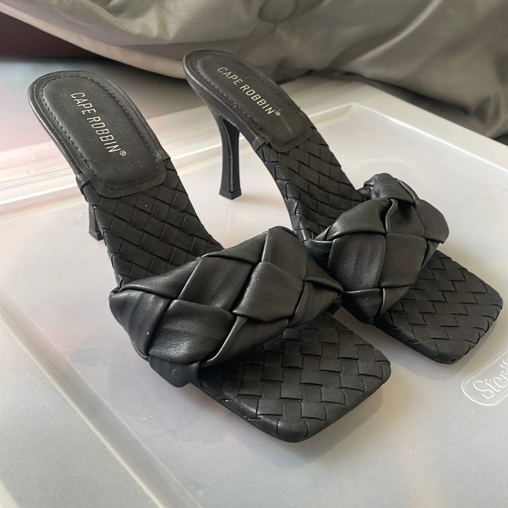 Black Kitten Heels